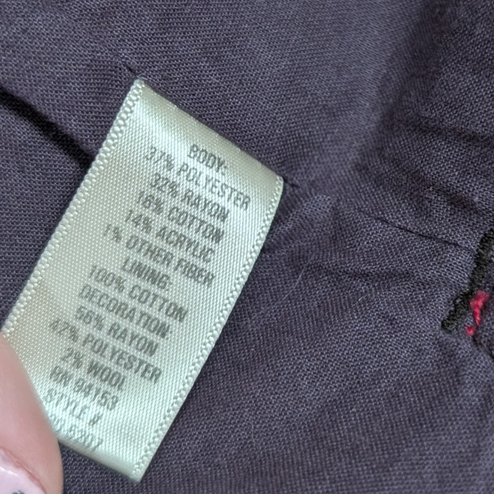 Christopher & Banks Boho Patchwork Paisley Vest M - image 7